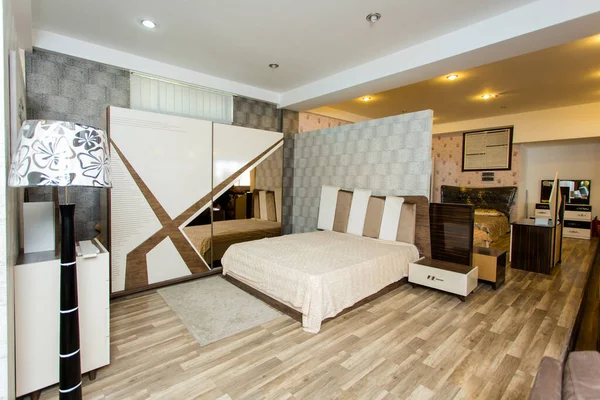 Bedroom Furniture Comfort Design — Stock Fotó