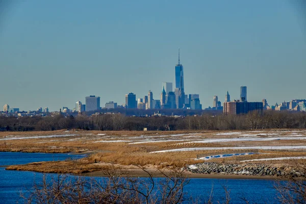 Panorama View New York View Manhattan —  Fotos de Stock