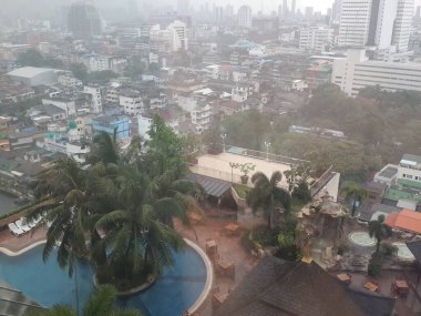 Panorama view from the 101st floor of Bangkok