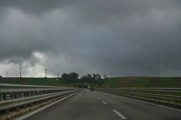 Πανέμορφη Ιταλία Νησί Sicily Αρχαία Πόλη Όμορφη Θέα Βουνά Κάστρα — Φωτογραφία Αρχείου