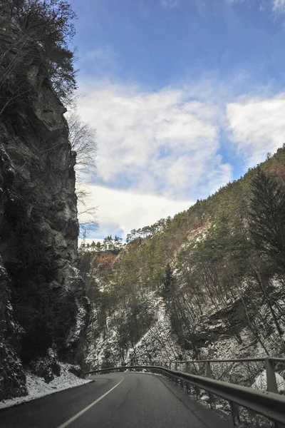 Gorgeous Italy Beautiful Views Mountains Castles High Mountains Christmas Winter — Stock fotografie