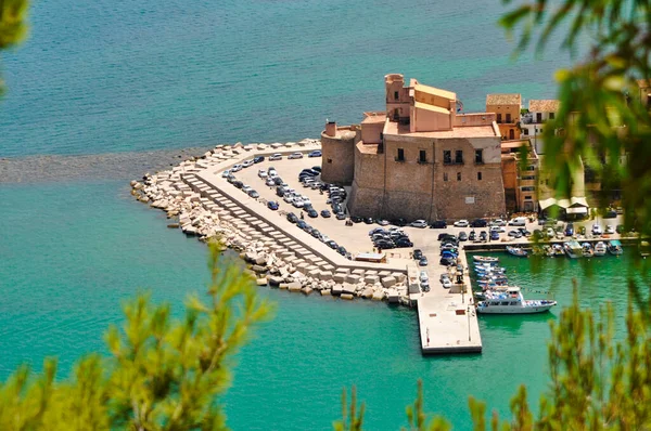 Sicily Magnificent Italy Bay View Yacht Club Castello Mare Alcamo — Foto Stock