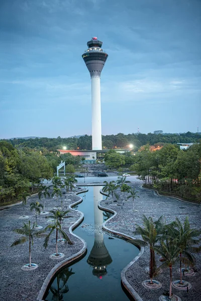 Malaysia airport control tower commanding Kuala Lumpur