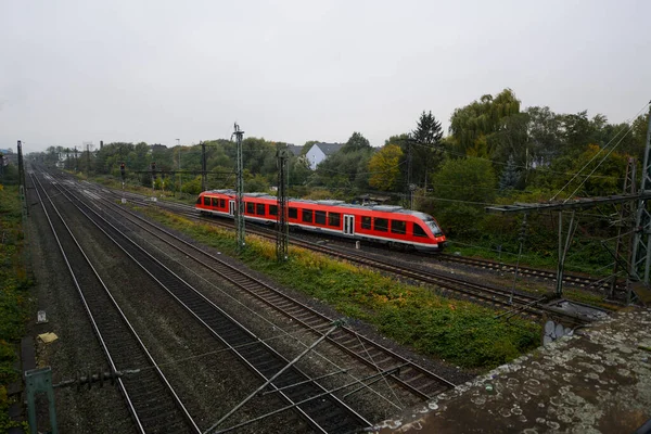 High Speed Trains Europe Germany Speed Electric Train Landscape — Stockfoto