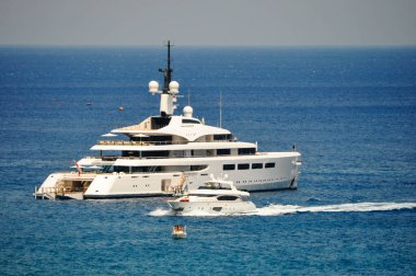 View of the wild places Italy Sicily beautiful views clear clear water sea yachts vacation