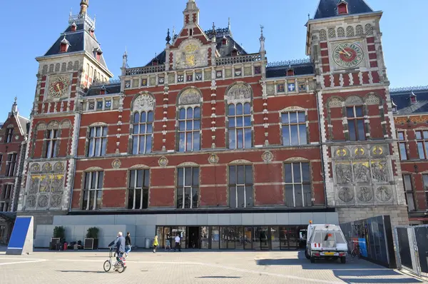 Central Station City Center Netherlands Amsterdam — Foto Stock