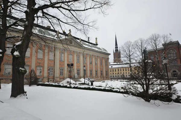 Sweden in winter city views