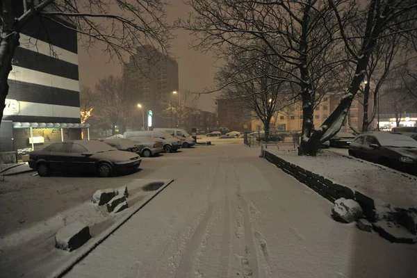 Germany Winter Snow Dortmund — Stock Photo, Image