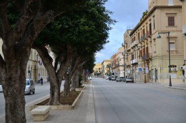 Island of Sicily city of Trapani stunning beauty of Italian architecture