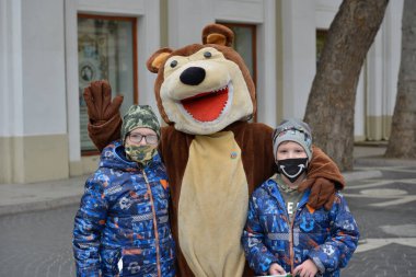 Bakü şehri Azerbaycan milleti, Azerbaycan zaferinin üç renkli bayrağıyla 44 gün süren savaşın zaferini kutluyor.