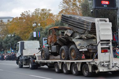 Karabağ, Azerbaycan Trafei faşist düşmanı Ermeni askeri teçhizatı Azerbaycan tarafından ele geçirildi.