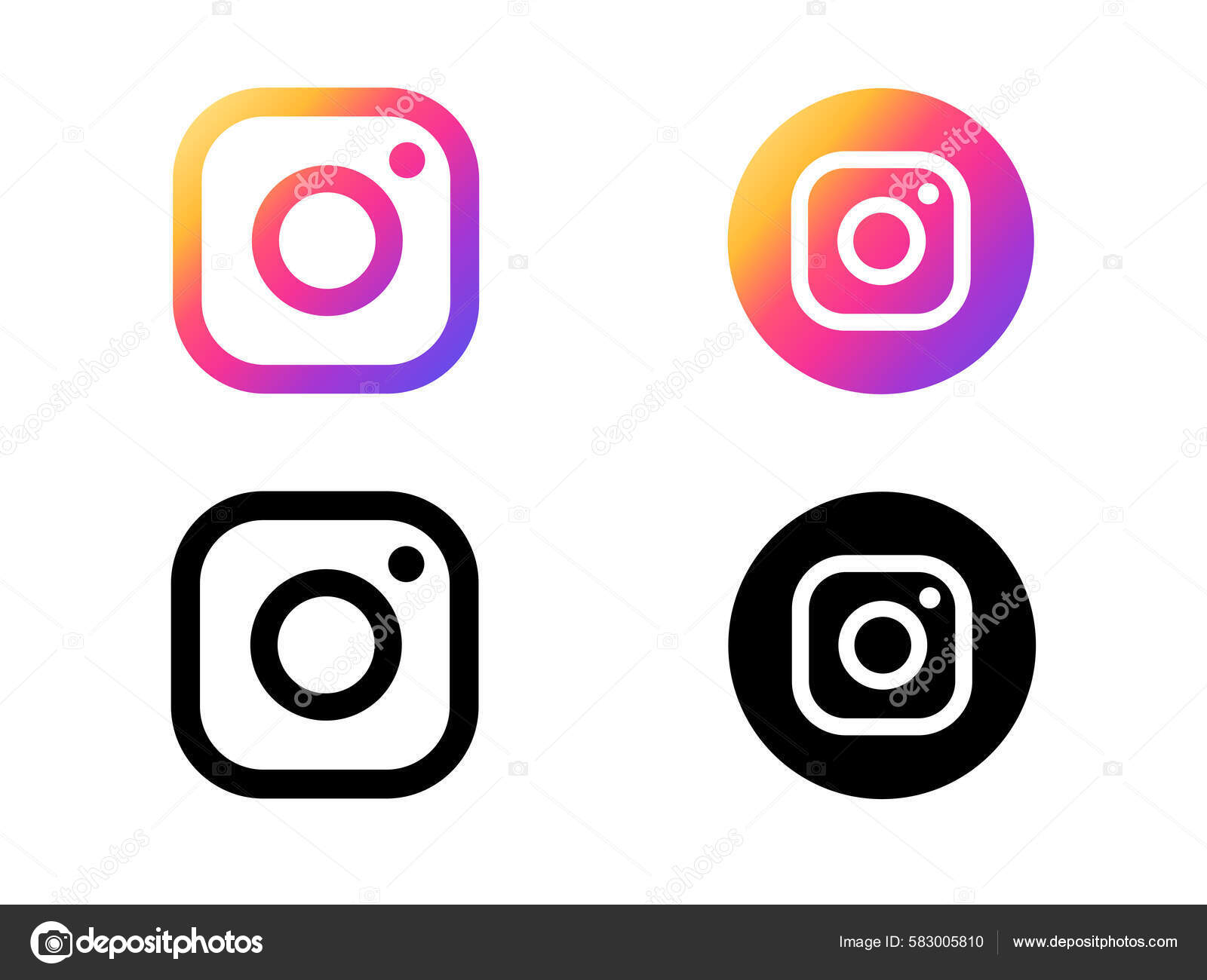 Art Illustration Icon Symbol Instagram Social Media site Chat Stock