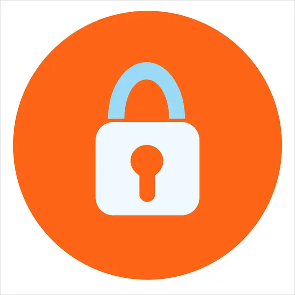 Art Illustration Icon Symbols Padlock Keyhole —  Vetores de Stock