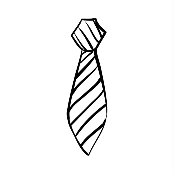 Art Illustration Hand Draw Vector Symbol Icon Set Tie — ストックベクタ