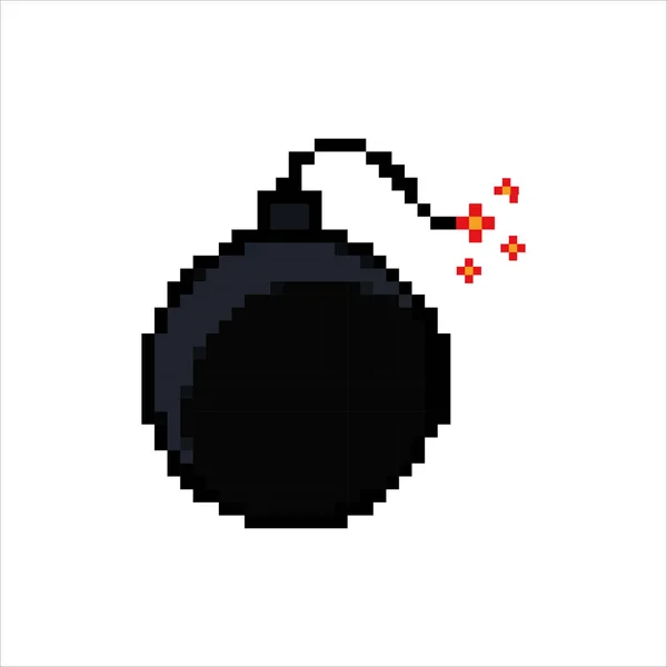 Pixel Art Illustration Draw Artwork Bit Design Character Icon Symbol — 图库矢量图片