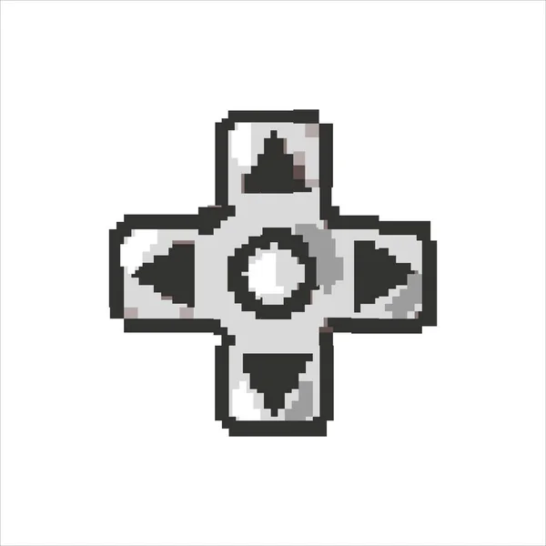 Pixel Kunst Illustration Zeichnung Kunstwerk Bit Design Charakter Symbol Symbol — Stockvektor