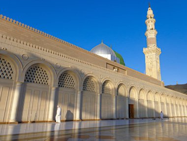 View of Nabawi Mosque in Madinah, Saudi Arabia