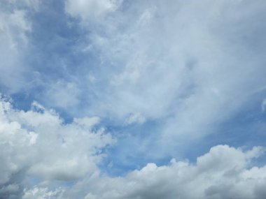 Beautiful and Unique Cloud in the Blue Sky
