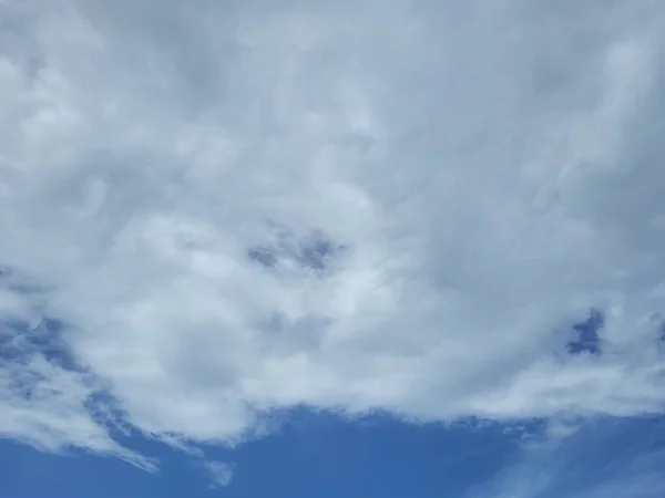 Beautiful and Unique Cloud in the Blue Sky