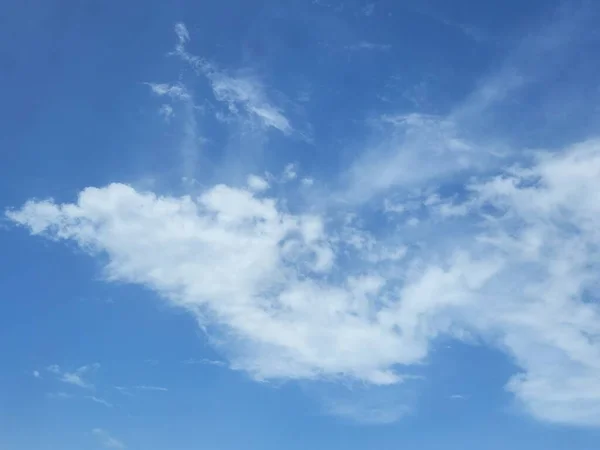 Beautiful Unique Cloud Blue Sky — Stock Photo, Image