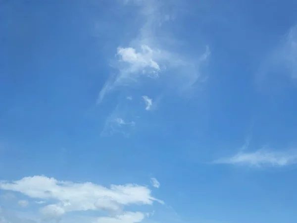 Beautiful and Unique Cloud in the Blue Sky