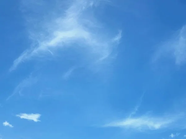 Beautiful Unique Cloud Blue Sky — Stock Photo, Image