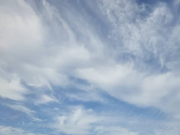 Beautiful and Unique Cloud in the Blue Sky