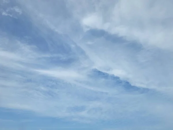 Beautiful and Unique Cloud in the Blue Sky