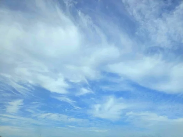 Beautiful and Unique Cloud in the Blue Sky