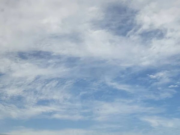Beautiful and Unique Cloud in the Blue Sky