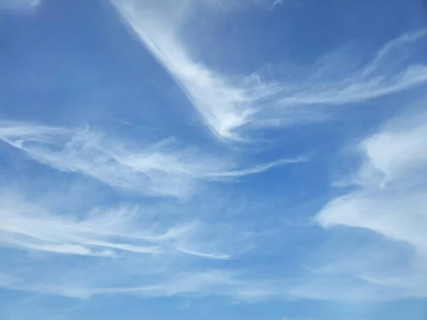 Beautiful and Unique Cloud in the Blue Sky