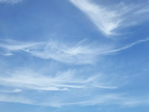 Beautiful and Unique Cloud in the Blue Sky