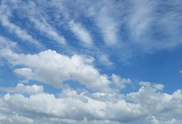 Beautiful and Unique Cloud in the Blue Sky