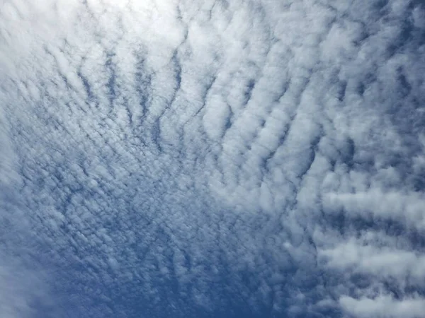 Beautiful and Unique Cloud in the Blue Sky