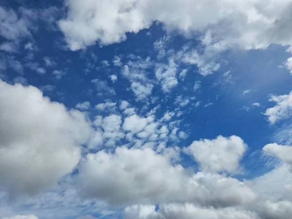 Beautiful and Unique Cloud in the Blue Sky