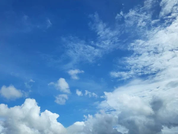 Beautiful and Unique Cloud in the Blue Sky