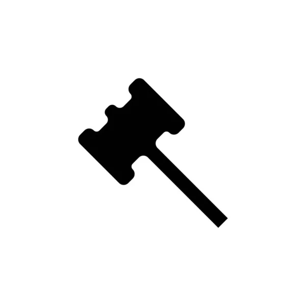 Hammer Symbol Vektor Illustration Symbol Design — Stockvektor