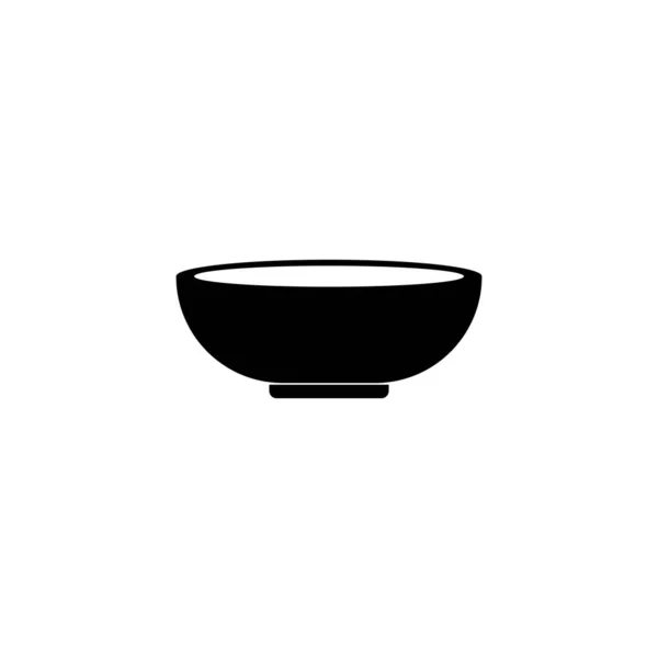 Bowl Icon Vector Illustration Design — Vetor de Stock
