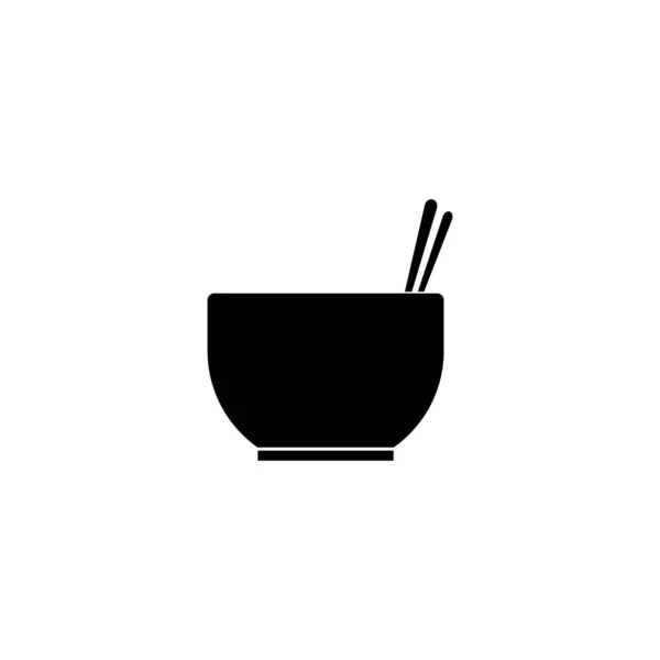 Bowl Icon Vector Illustration Design —  Vetores de Stock