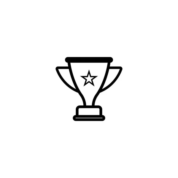 Trophy Icon Vector Illustration Logo Design — Stock Vector