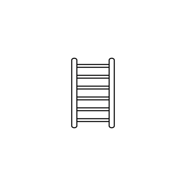 Іконка Драбини Векторна Ілюстрація Символ Дизайн — стоковий вектор