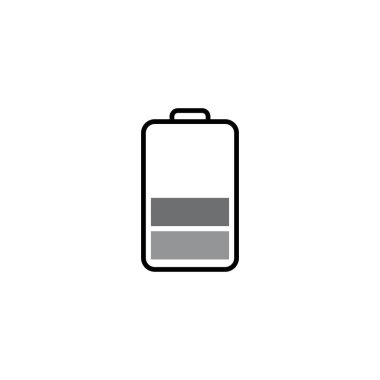 pil ikonu vektör illüstrasyon sembolü tasarımı