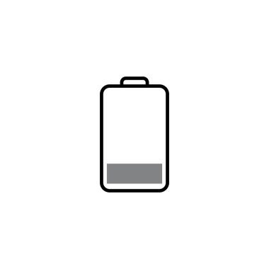 pil ikonu vektör illüstrasyon sembolü tasarımı