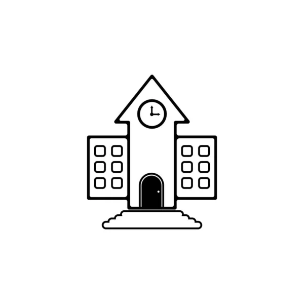 School Icon Vector Illustration Symbol Design — Vettoriale Stock