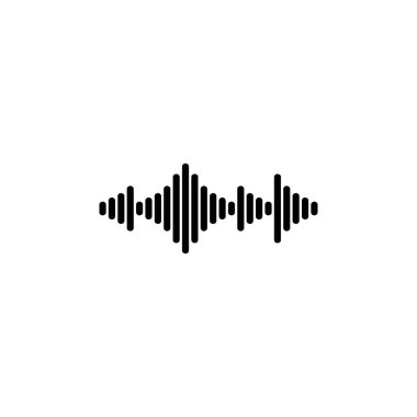 sound wave icon vector illustration symbol design.