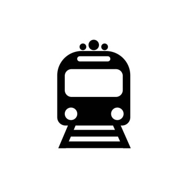 trenin simge vektör çizimi sembolü tasarımı