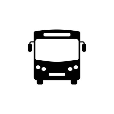 bus simgesi vektör illüstrasyon tasarımı