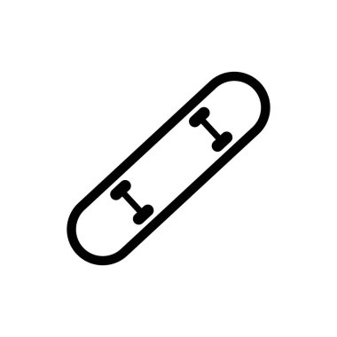 Kaykay simgesi vektör resimleme sembolü tasarımı