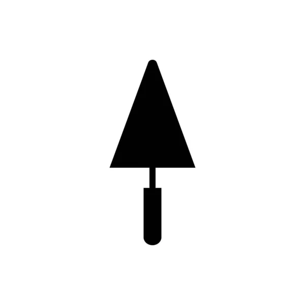 Löffel Zement Symbol Vektor Illustration Symbol Design — Stockvektor