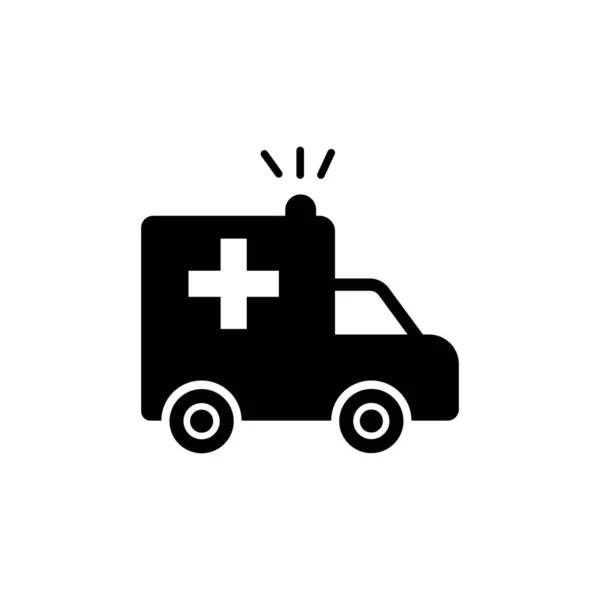 Ambulanza Icona Vettoriale Illastrazione Simbolo Design — Vettoriale Stock